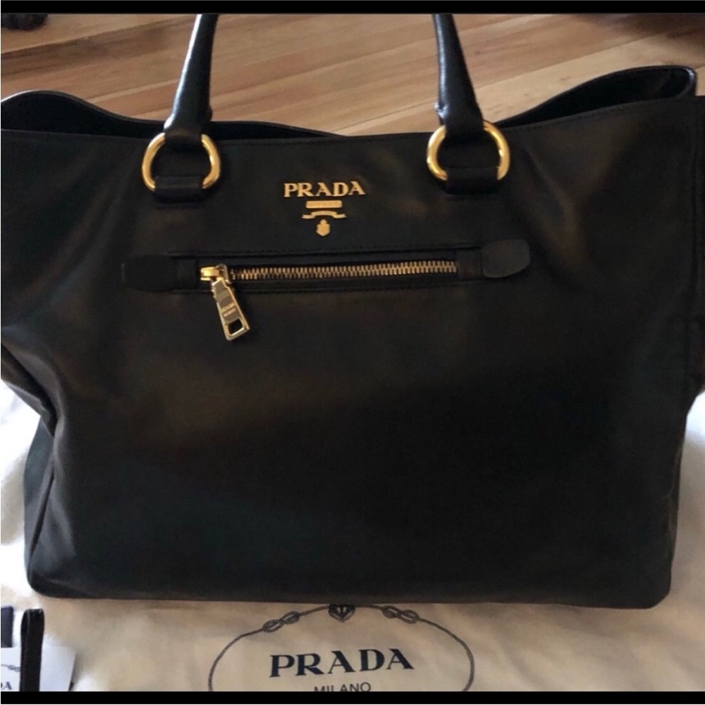 Prada Large Bag with Gold-Tone Hardware